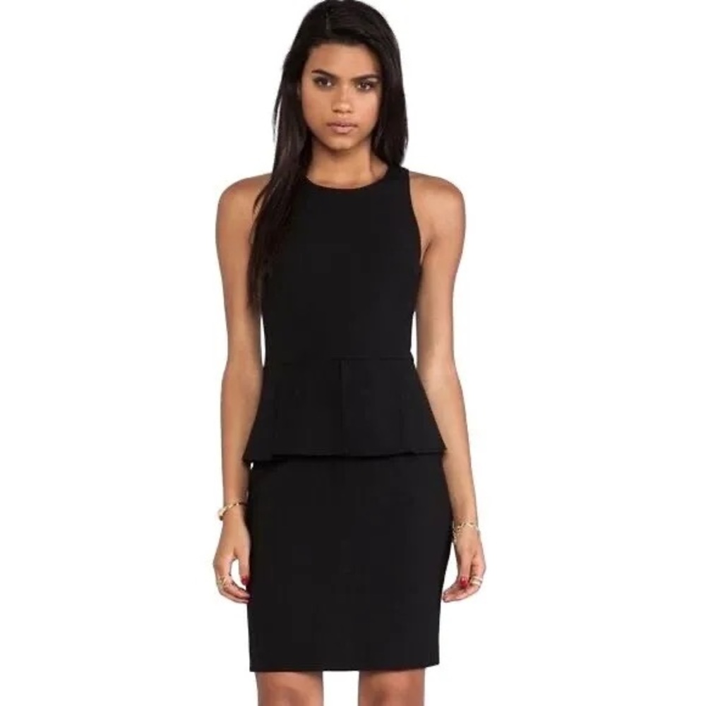 THEORY Peplum Wool Dress
